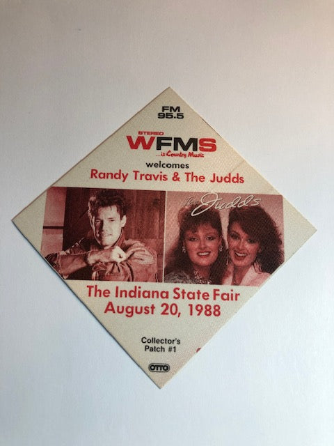 Randy Travis & The Judds Concert 1988 - Backstage Pass