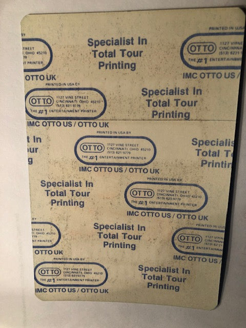 Comedy - Eddie Murphy - Raw Tour 1987 - Backstage Pass