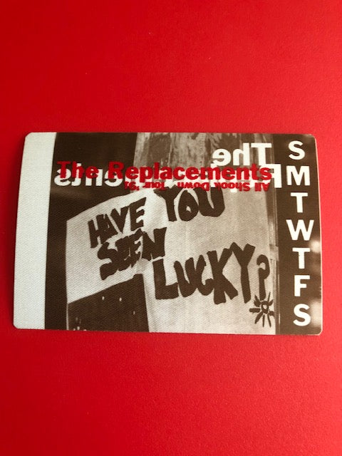 The Replacements - All Shook Down Tour 1991 - Backstage Pass