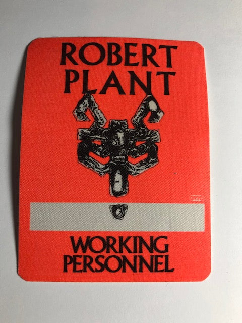 Robert Plant - Now & Zen Tour 1998 - Backstage Pass
