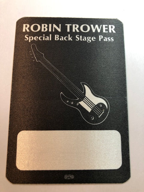 Robin Trower - Tour 1984 - Backstage Pass ** Rare