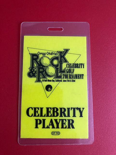 Special Event - Rock & Roll Celebrity Golf Tournament 1987 - Journey - Motley Crue - Night Ranger - *** Player Pass