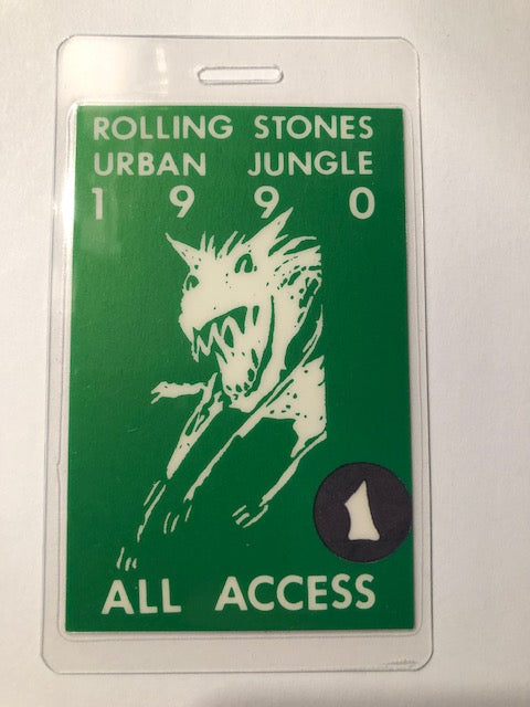 Rolling Stones - Urban Jungle Tour 1990 - Backstage Pass ** Rare