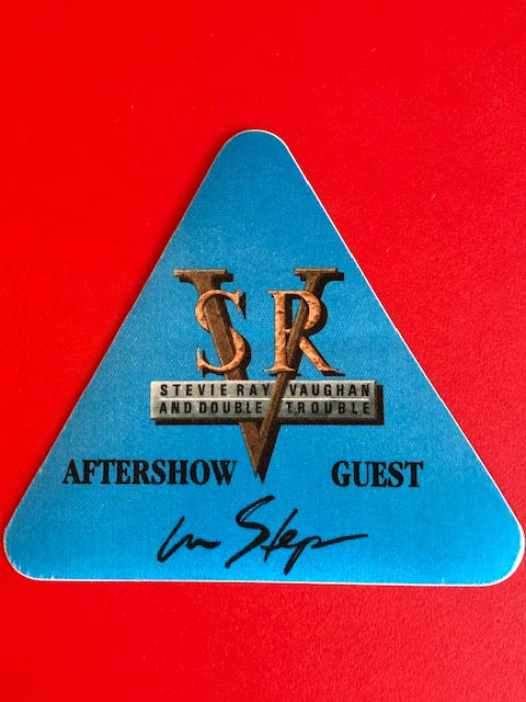 Stevie Ray Vaughan - In Step Tour 1989 - Backstage Pass