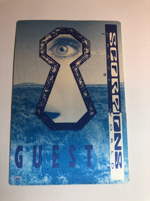 Scorpions - Crazy World Tour 1990 - Backstage Pass