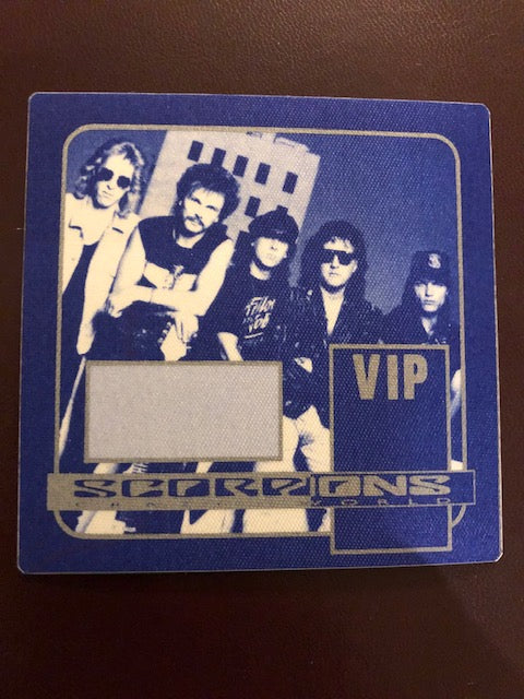 Scorpions - Crazy World Tour 1990 - VIP Backstage Pass