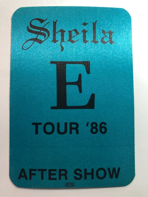 Sheila E - A Love Bizzare Tour 1986 - Backstage Pass