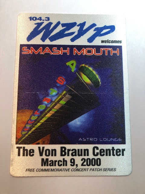 Smash Mouth - Concert at the Von Braun Center 2000 - Backstage Pass