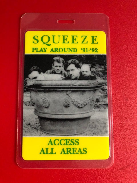 Squeeze Backstage Pass 1991