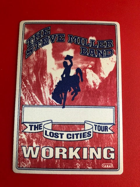 Steve Miller Band - Lost Cities Tour 1992 - Backstage Pass