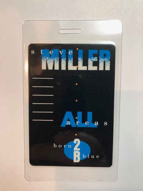 Steve Miller - Born 2B Blue Tour 1988 - Backstage Pass