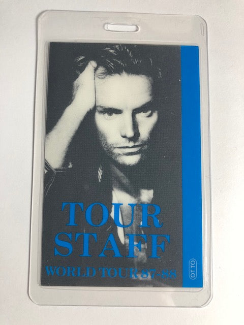 Sting - Nothing Like the Sun Tour 1897-88 - Backstage Pass