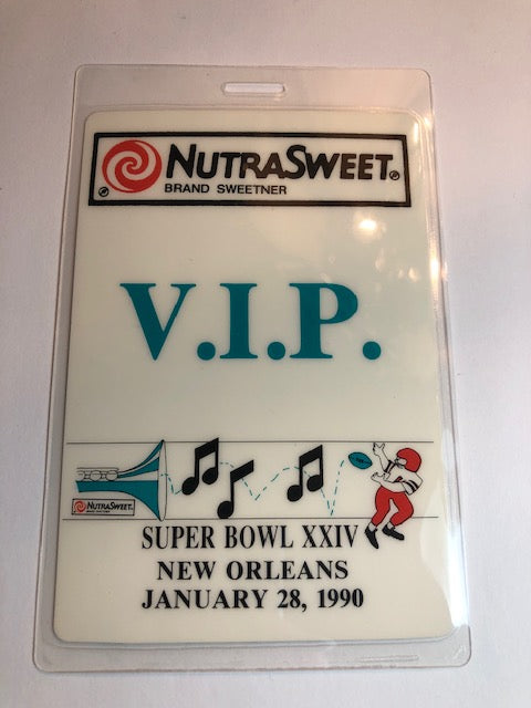 Special Event - Super Bowl XXIV New Orleans 1990 - Backstage Pass