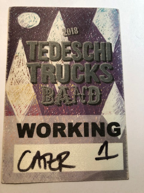 Tedeschi Trucks Band - Tour 2018 - Issued Backstage Pass