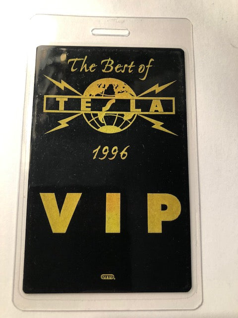 Tesla - The Best of Tesla Tour 1996 - VIP Backstage Pass