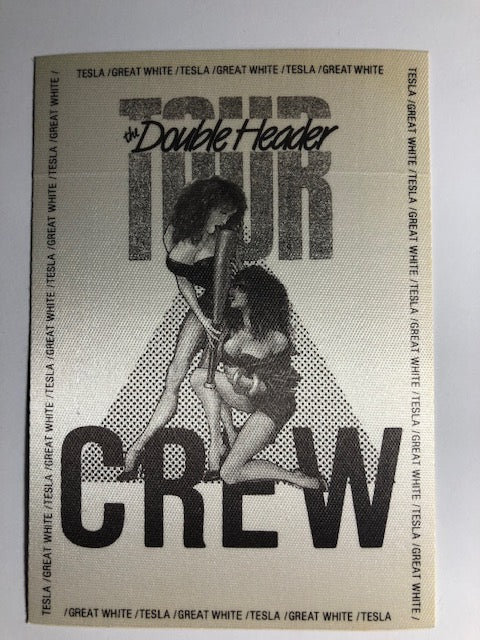 Tesla / Great White - Double Header Tour 1989 - Backstage Pass