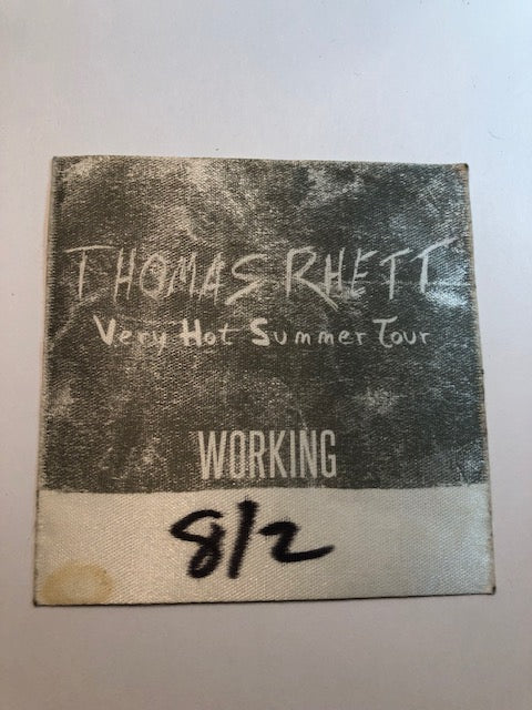 Thomas Rhett - Very Hot Summer Tour 2019 - Issued Backstage Pass