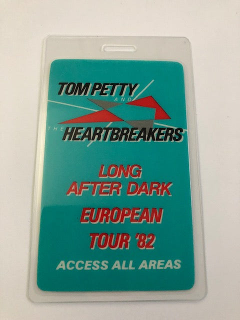 Tom Petty - Long After Dark Tour 1982 - Backstage Pass