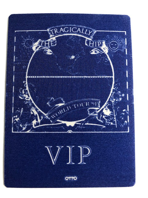 Tragically Hip - Road Apples Tour 1991 - Backstage Pass