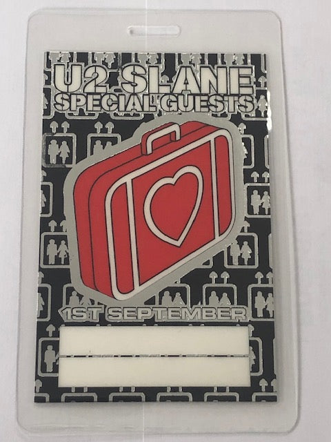 U2 - Elevation Tour Slane Castle 9/1/2001 - Special Guest Backstage Pass