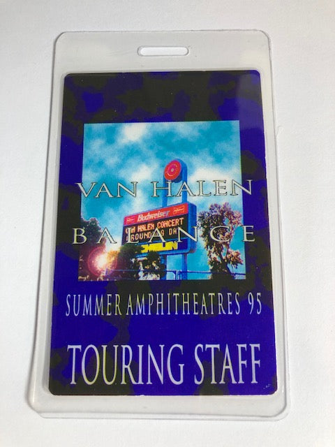 Van Halen - Backstage Pass - Balance Tour - Summer Amphitheaters 1995
