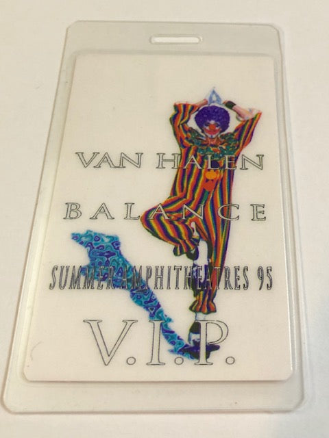 Van Halen -Backstage Pass - Balance Tour - 1995