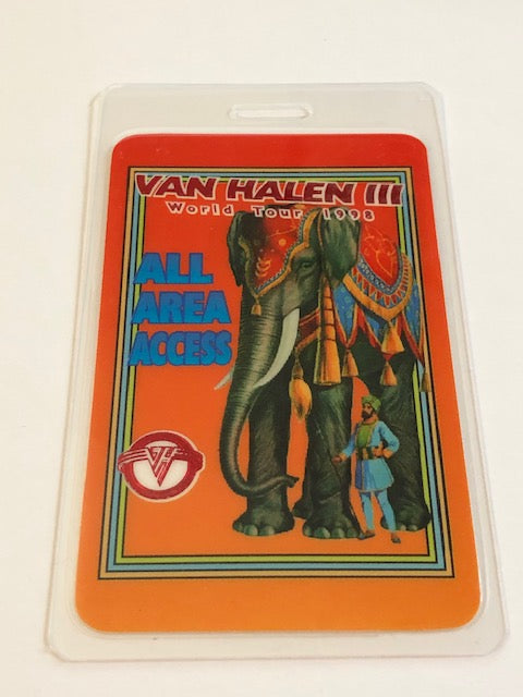 Van Halen III- World Tour - Backstage Pass - 1998