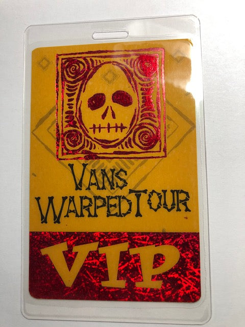 Special Event - Vans Warped Tour 1999 - Eminem, Blink 182, Black Eyed Peas, Dropkick Murphys - VIP Backstage Pass