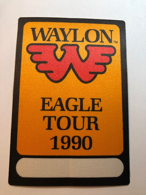 Waylon Jennings - Eagle Tour 1990 - Backstage Pass
