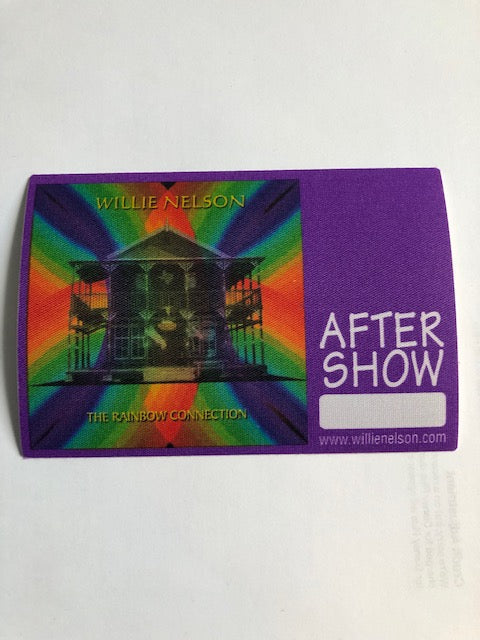 Willie Nelson - Rainbow Connection Tour 2000 - Backstage Pass