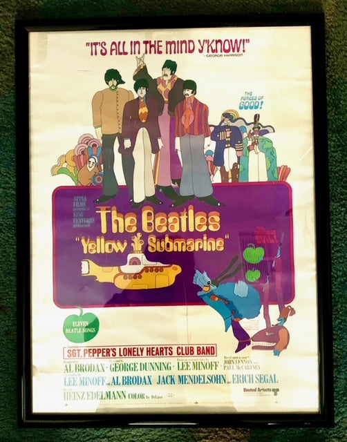 The Beatles - Yellow Submarine - Framed Lobby Poster