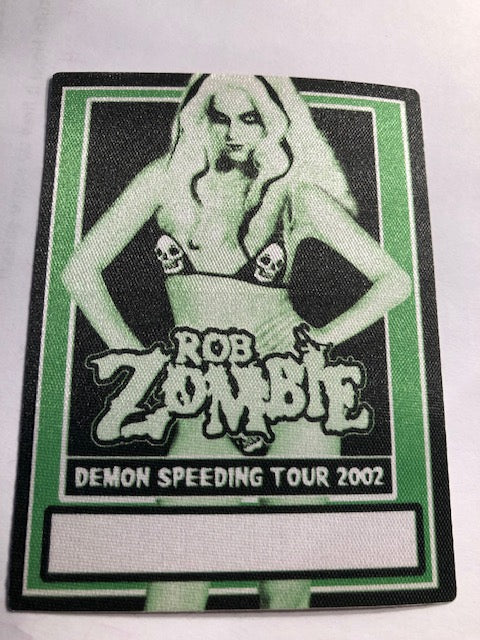 Rob Zombie - Demon Speeding Tour 2002 - Backstage Pass