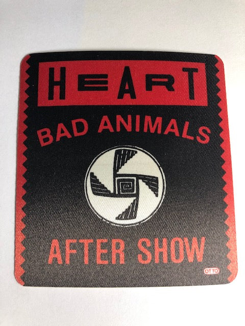 Heart - Bad Animals Tour 1987 - Backstage Pass