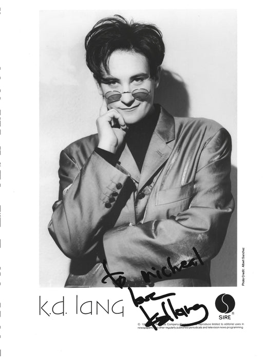 k. d. lang - Autograph