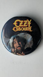 Ozzy Osbourne - Licensed Pinback Button from "Button-Up" 1984