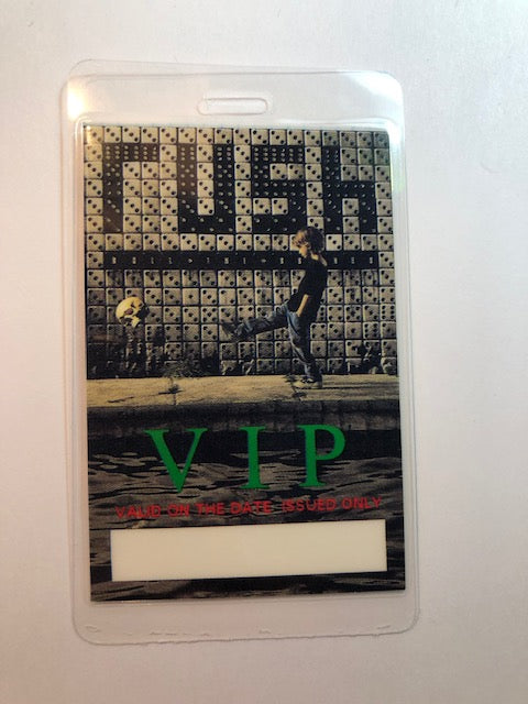 Rush - Roll the Bones Tour 1991 - Boy Kicking Skull - Backstage Pass ** Rare