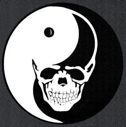 Grateful Dead - Car Window Tour Sticker/Decal - Skull Yin Yang